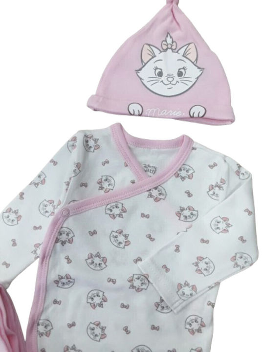 Disney Kitty Series Σετ Κορμάκι με Αξεσουάρ Kitty White Light Pink 4τμχ