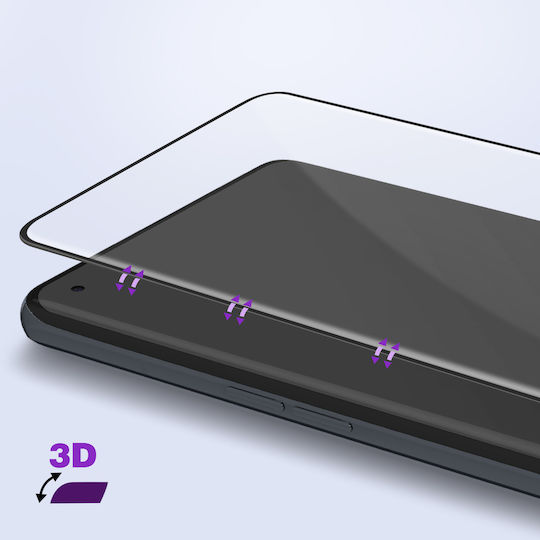 Force Glass Закалено стъкло Черен (Oppo Find X5)