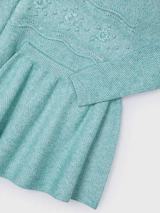 Mayoral Kids Set with Skirt Winter 2pcs Mint