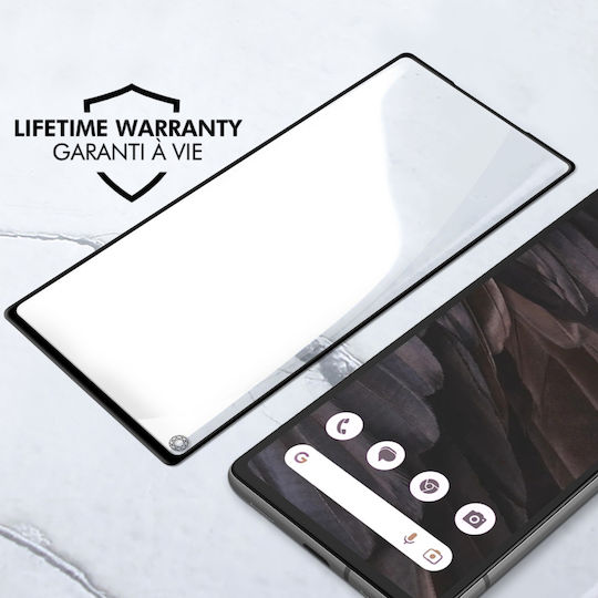 Force Glass 2.5D Tempered Glass Μαύρο (Google Pixel 7a)