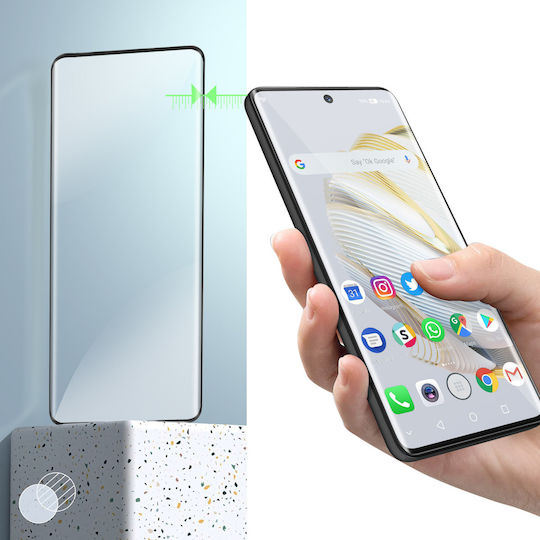 Avizar Tempered Glass Negru (Huawei Nova 10 Pro)
