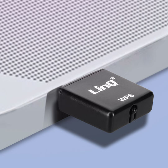 LinQ UW300M USB Network Adapter with Wireless Wi-Fi Connection 300Mbps