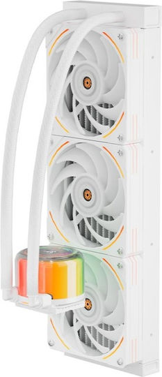 1STPLAYER CC360 Υδρόψυξη AIO CPU με 3 Ανεμιστήρες 120mm και ARGB Φωτισμό Λευκή