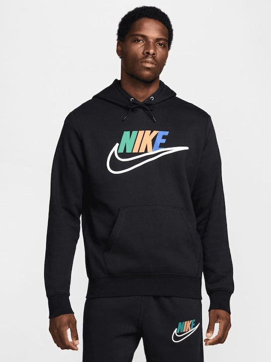Sweatshirt with Hood Black