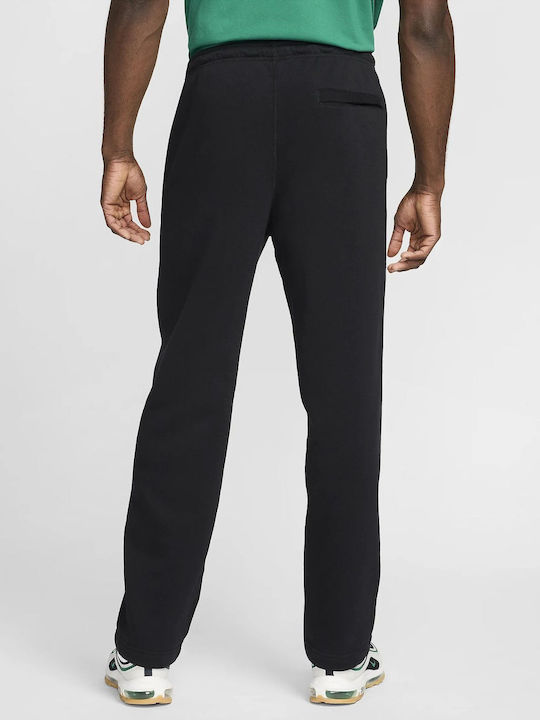 Nike Men's Fleece Sweatpants with Rubber Black