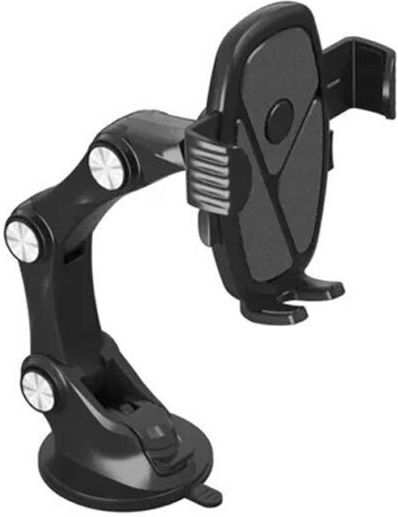 Andowl Qzj620 Βάση Κινητού Αυτοκινήτου με Ρυθμιζόμενα Άγκιστρα Μαύρη