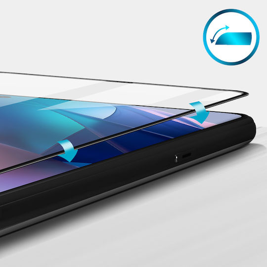 Avizar Tempered Glass Μαύρο (Oppo Find X3 Lite)