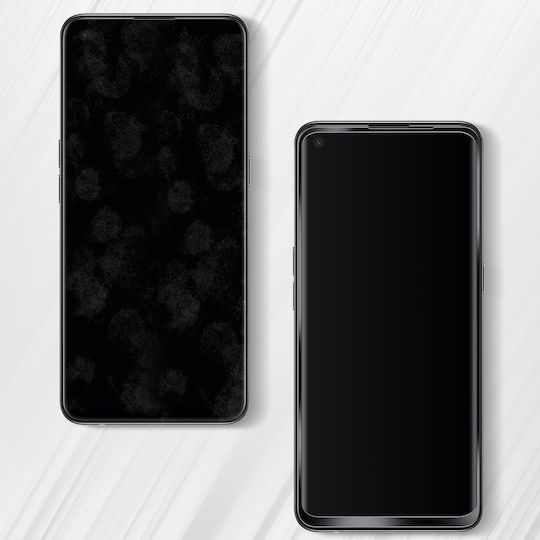 Avizar Tempered Glass Μαύρο (Oppo Find X3 Lite)