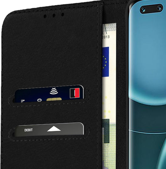 Folio Case Honor Magic 4 Pro Wallet Function Stand Black
