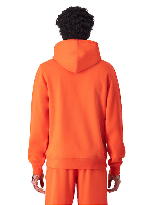 Champion Men's Sweatshirt with Hood Orange