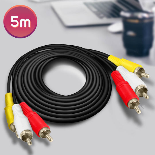 LinQ Cable - 5m 3RCA-5M