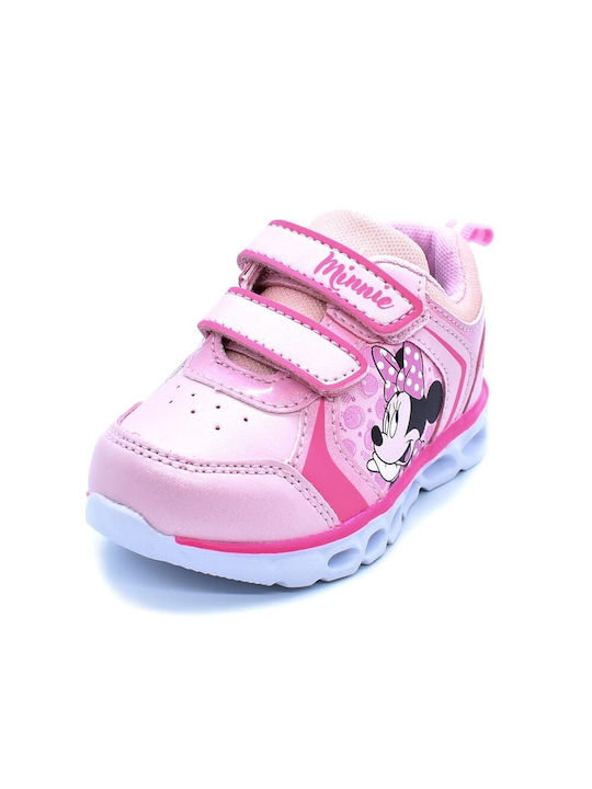 Minnie Mouse Kids Sneakers Anatomic with Lights Pink