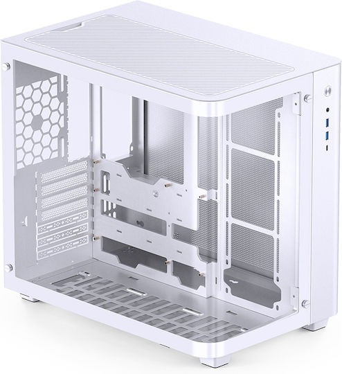 Jonsbo TK-3 Gaming Midi Tower Computer Case with Side Window White