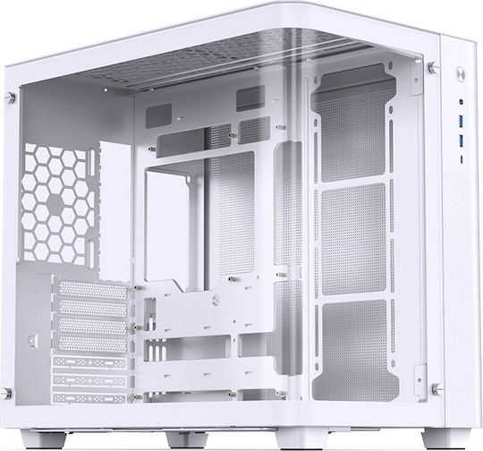 Jonsbo TK-3 Gaming Midi Tower Computer Case with Side Window White