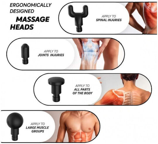 Gun Massage for the Neck, the Head, the Waist & the Body with Vibration