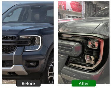 Set de 2 spoturi decorative negre mate pentru Ford Ranger T9 Wildtrak Sport XLT