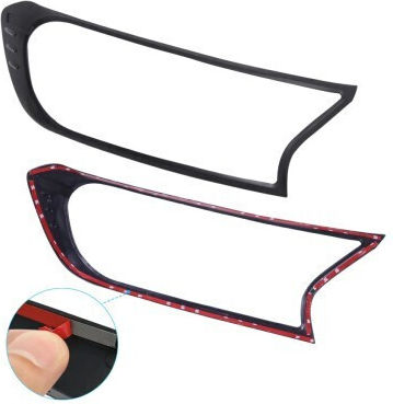 Set de 2 Faruri Decorative Negre Mate Ford Ranger T7 T8 2016-2022