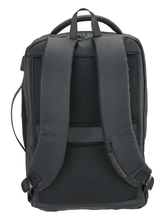 RCM Geantă Rucsac Pentru Laptop 15.6 Cu Port USB În Culoare Neagră 812-BLACK