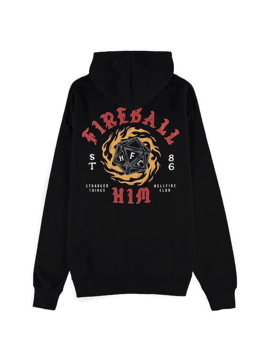 Difuzed Hoodie Stranger Things Black HD018004STTL