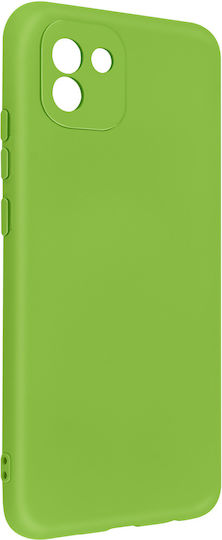 Samsung Galaxy A03 Silicone Case Semi-rigid Soft-touch Finish Green