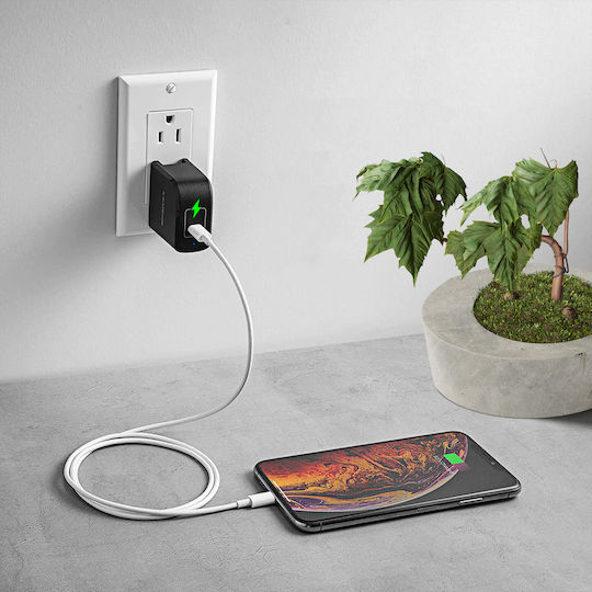 Avizar Regular la Cablu Lightning Alb 1m (DATAC-REG-IP5)