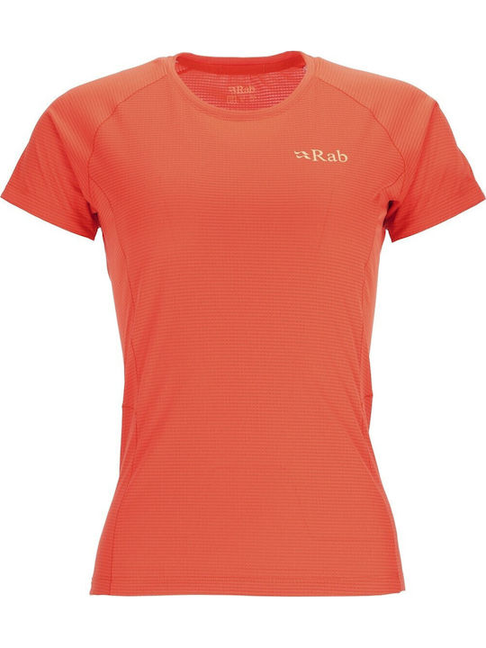 Damen T-Shirt Red Grapefruit