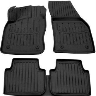 Umbrella Satz Vorder- und Hintermatten 4Stück aus Gummi für Seat Tarraco 2018+ Schwarz