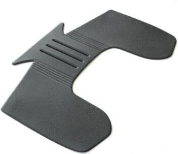 Umbrella Satz Vorder- und Hintermatten 4Stück aus Gummi für Citroen C8 Audi A6 2018+ Schwarz