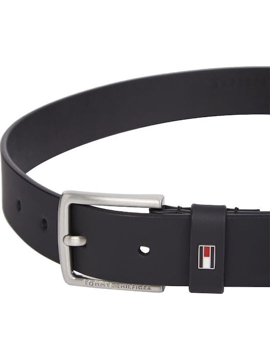 Tommy Hilfiger Kids Leather Belt Black