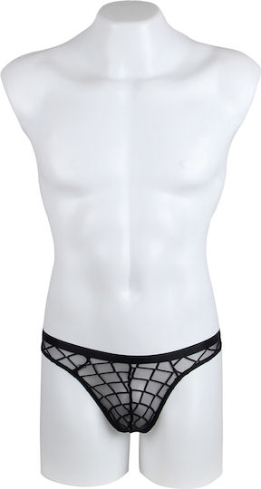 Comfort Ανδρικό Sexy String Μαύρο