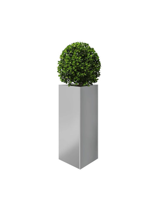 vidaXL Set 2 Pots Metal