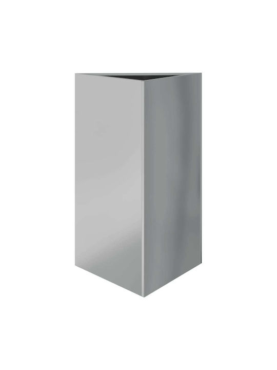 vidaXL Set 2 Töpfe Metall Galvanized Steel