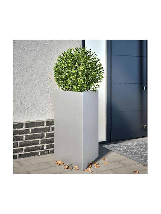 vidaXL Set 2 Töpfe Metall Galvanized Steel