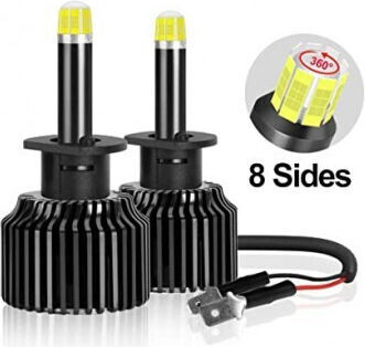 Комплект от 2 H1 M9 Led 6000k Canbus 360 градуса 80w/комплект 8000 Lm комплект 12v