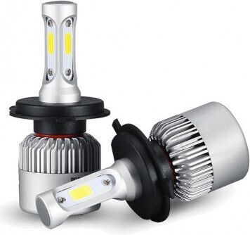 Set 2 Leduri H4 Hi-low Cob Canbus 72w 8000 Lm 12v 24v