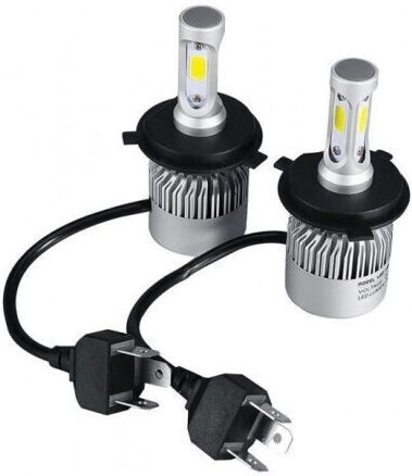 Комплект 2 LED H4 Hi-low Cob Canbus 72W 8000 Lm 12V 24V