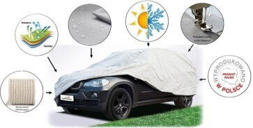 CarPassion Acoperă pentru Skoda Rapid 520x150x150cm Impermeabila