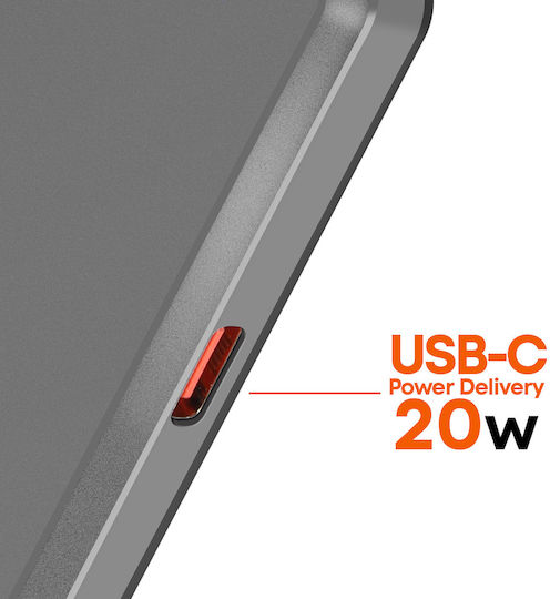 LinQ BW8500 Baterie Externă MagSafe 8000mAh 20W cu Port USB-C Gri