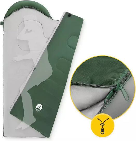 4FIZJO Schlafsack Einzeln Green