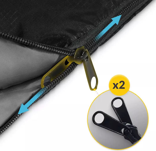 4FIZJO Sleeping Bag Μονό Μαύρος