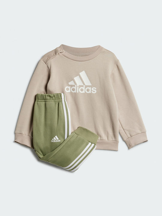 Adidas Kids Sweatpants Set Beige