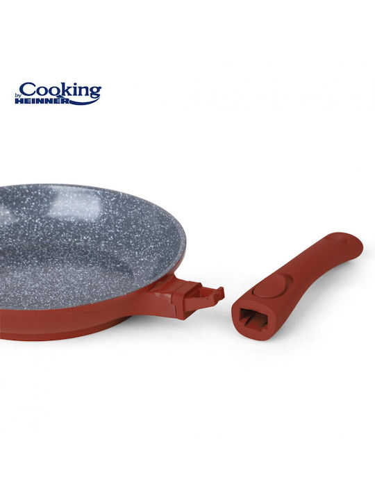 Heinner Heinner Calabria Aluminum Pan with Lid with Ceramic Interior Coating 24cm