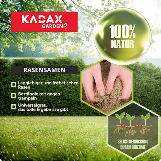 Kadax Universeller Rasen Selbstverdichtender Rasen 15 kg