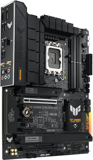 Asus TUF GAMING B760M-PLUS WIFI Motherboard ATX με Intel 1700 Socket 90MB1ET0-M0EAY0
