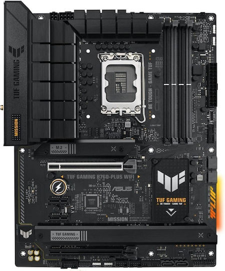 Asus TUF GAMING B760M-PLUS WIFI Motherboard ATX με Intel 1700 Socket 90MB1ET0-M0EAY0