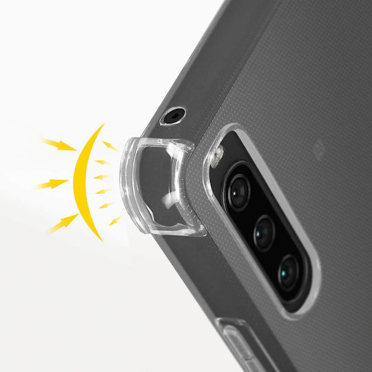 Силиконов калъф за Sony Xperia 10 IV с подсилени ъгли, прозрачен