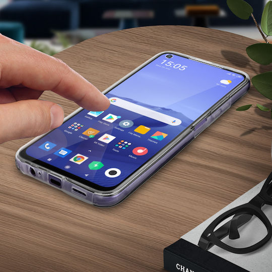 360 Full Cover Case Xiaomi Redmi Note 9T 5G Flexible Front and Rigid Back Transparent