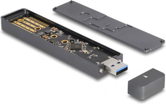 DeLock Θήκη για Σκληρό Δίσκο M.2 SATA III NVME με σύνδεση USB 3.0