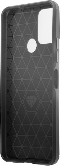 Калъф Avizar за Nokia C22 с четкан ефект, силиконов, черен