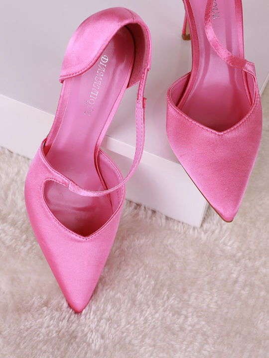 Pumps mit Riemchen Rosa